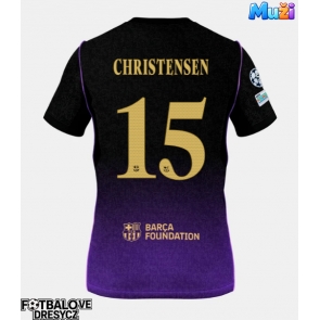 Barcelona Andreas Christensen #15 Venkovní Dres 2026-27 Krátký Rukáv